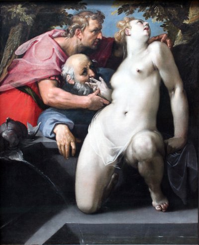 Susanna e i vecchioni da Cornelis van Haarlem